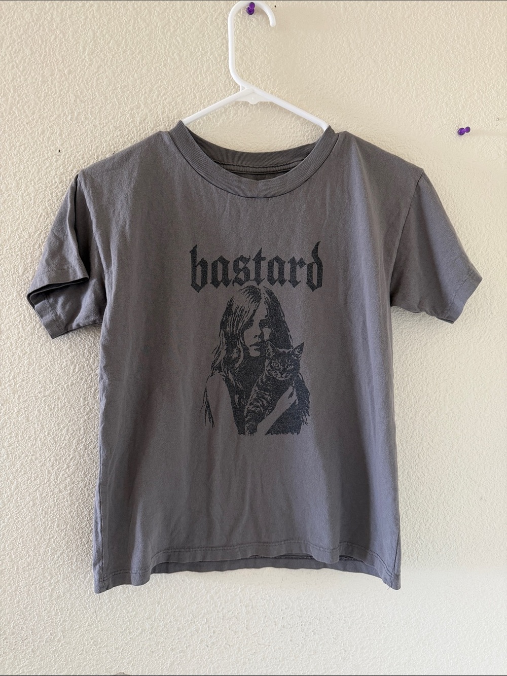 Brandy melville Chloe gray bastard girl and cat too